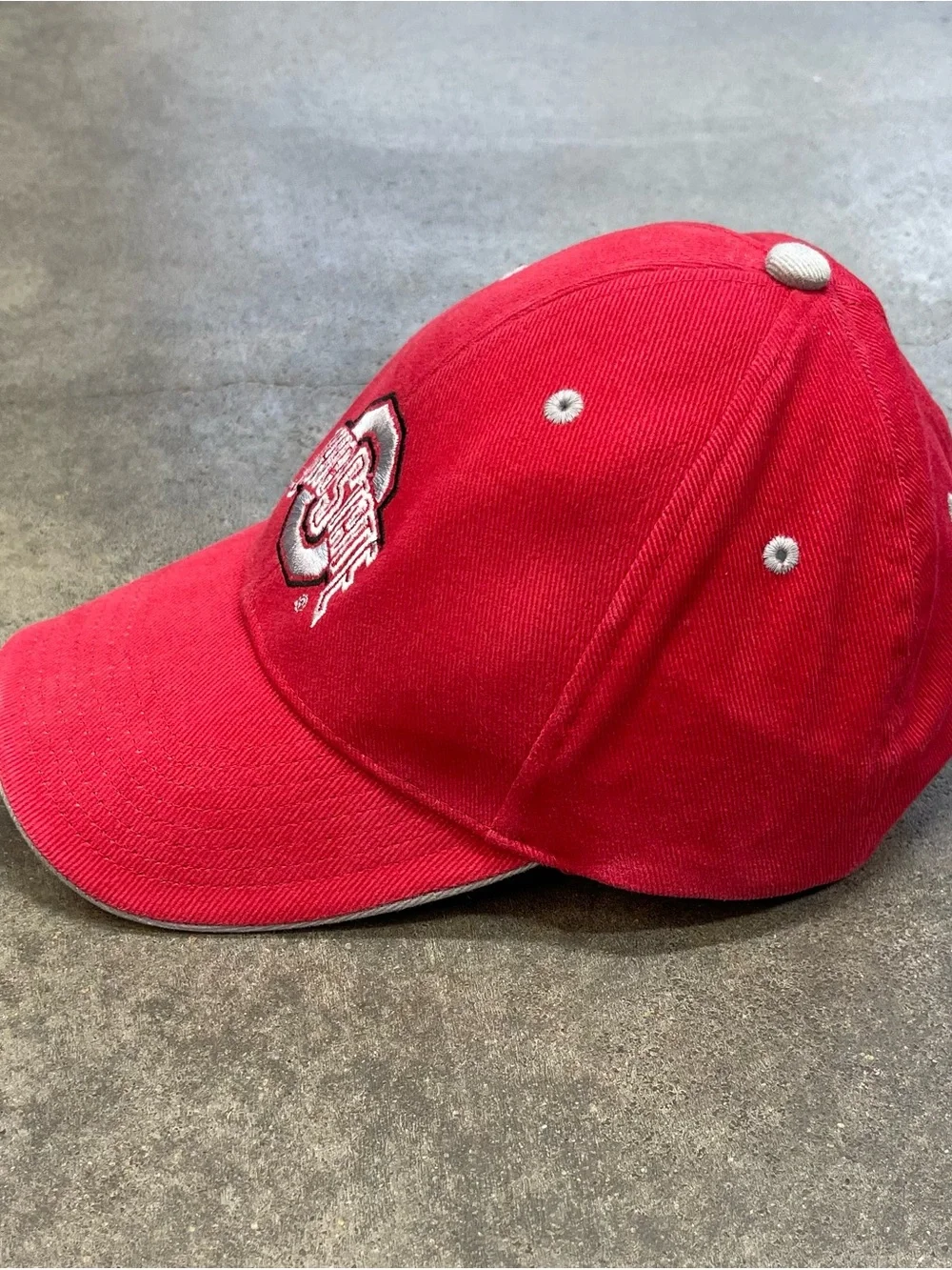 Vintage Ohio State Buckeyes Red Adjustable Hat Cap